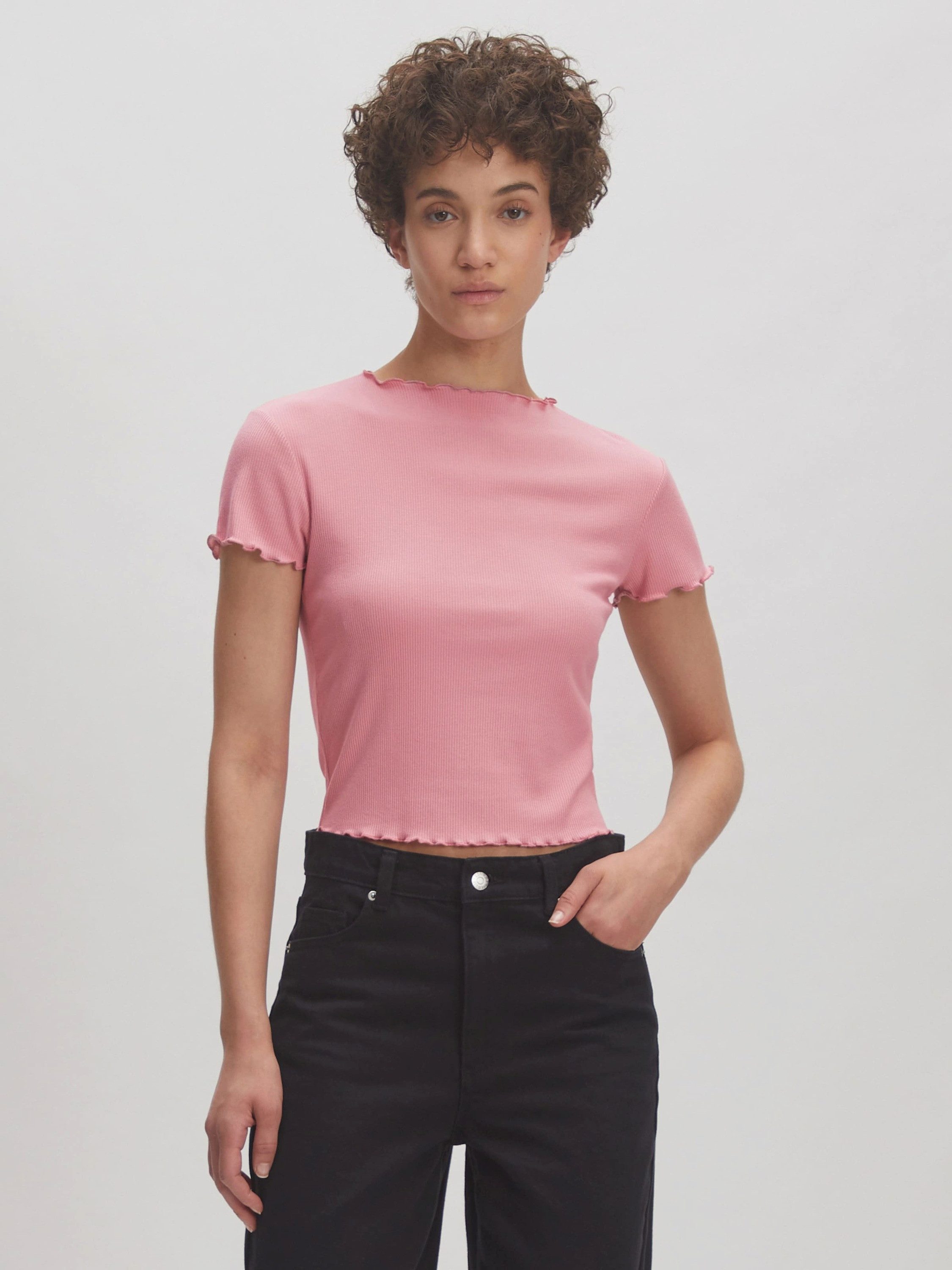 EDITED T-Shirt Randi (1-tlg) Plain/ohne Details günstig online kaufen