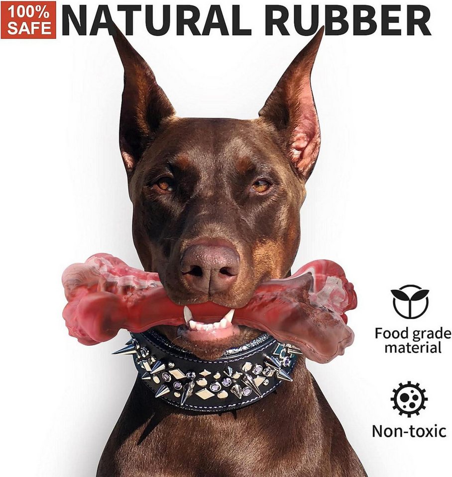 Thumbnail - LuxusKollektion Schutzkragen Hundespielzeug Unzerstörbares Kauspielzeug Naturkautschuk für Große
