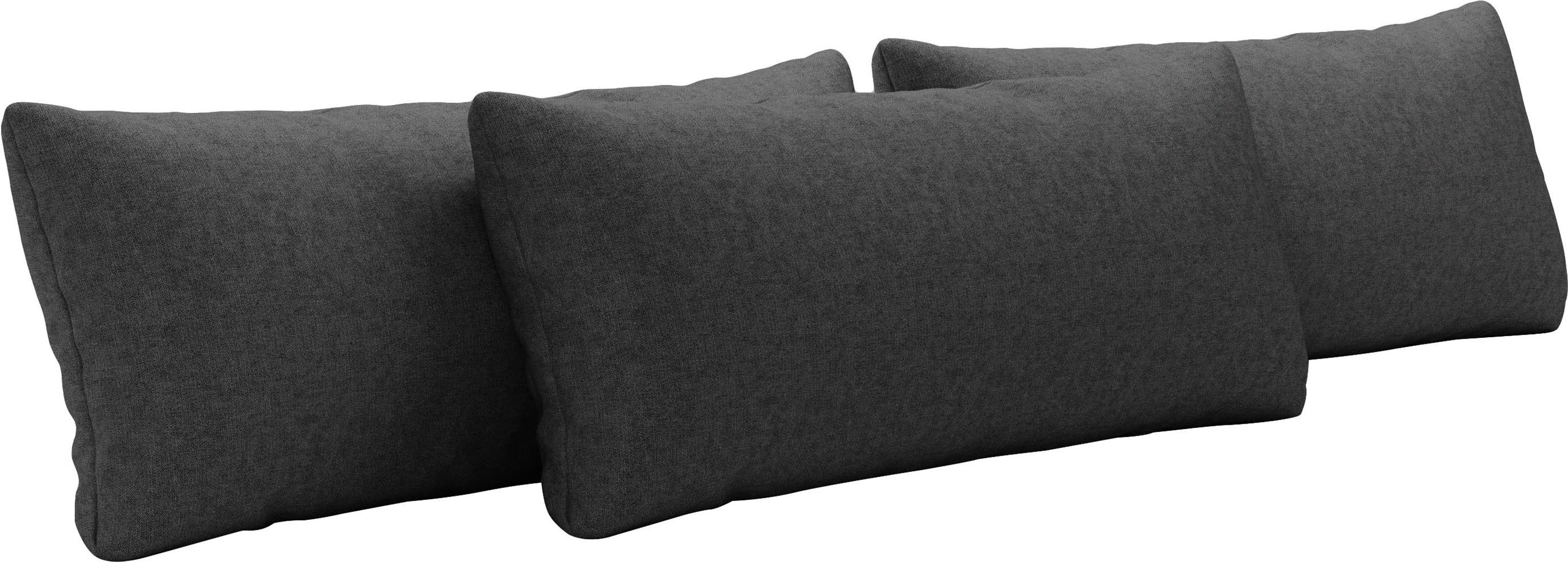 Places of Style Sofakissen Mikado, (Set, 3 Stück), 3,5,6,7-teilige Kissen-Sets zur Auswahl