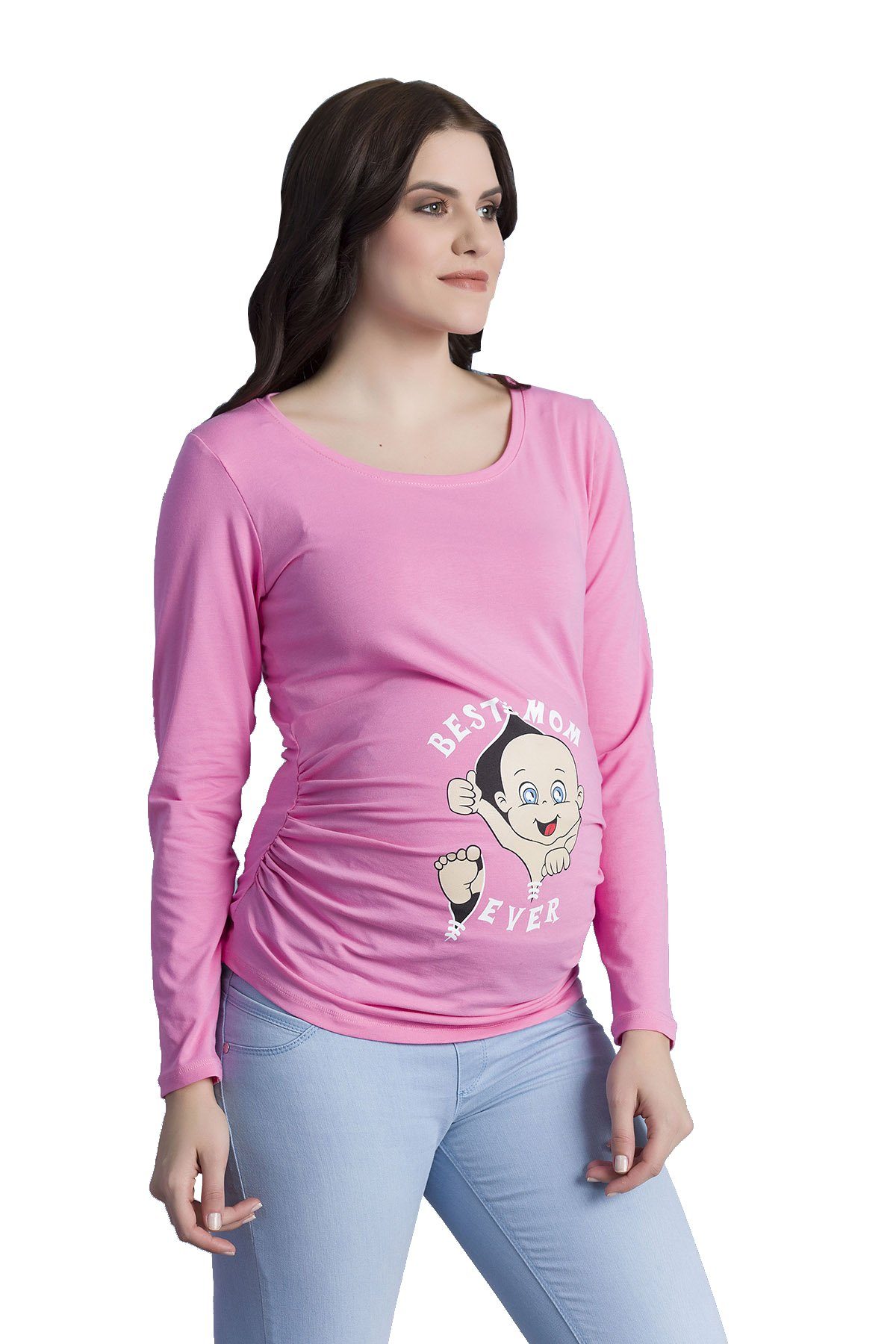 M.M.C. Umstandsshirt Best Mom Ever mit Motiv