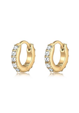 ELLI Пары серьги »Creolen Minimal Swa...