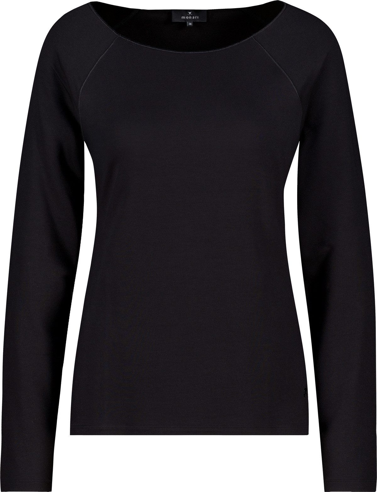Monari Langarmshirt aus fließender Viskose mit Modal