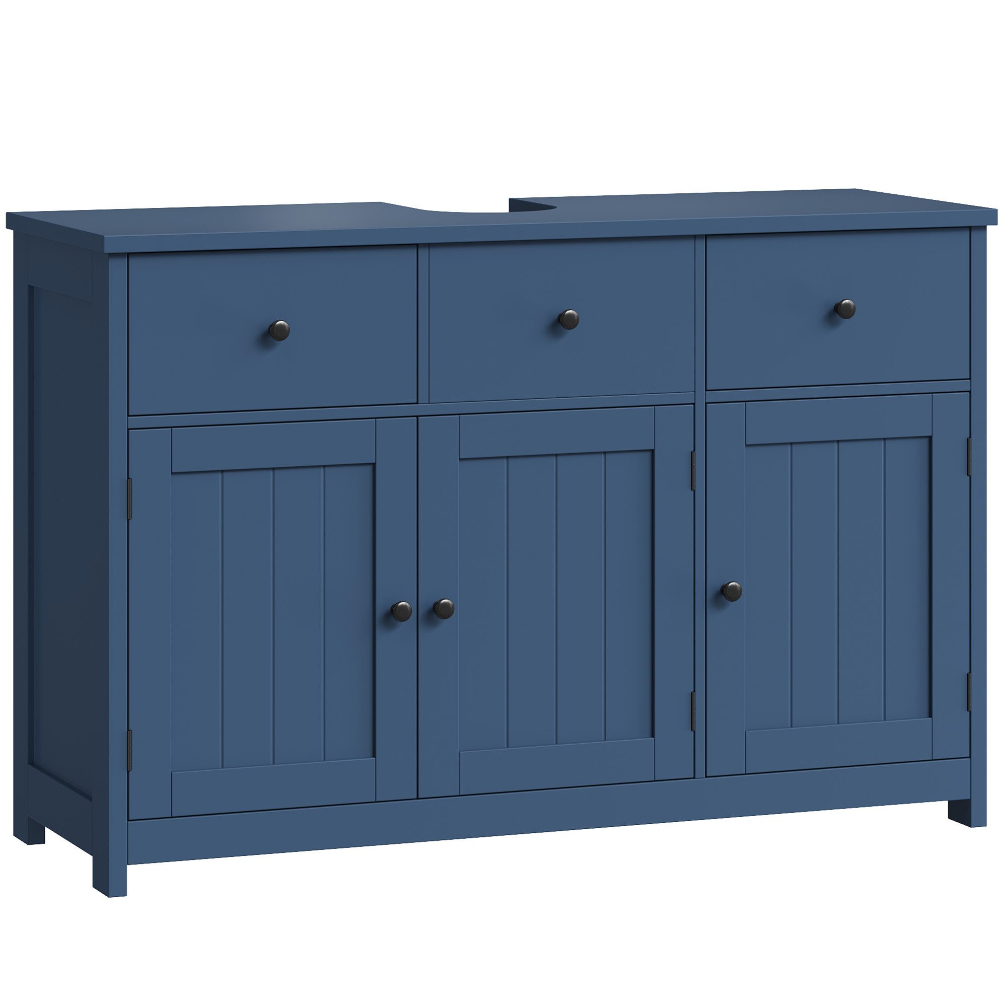 Homfa Waschbeckenunterschrank Unterschrank Badezimmerschrank mit 2 Schublad günstig online kaufen