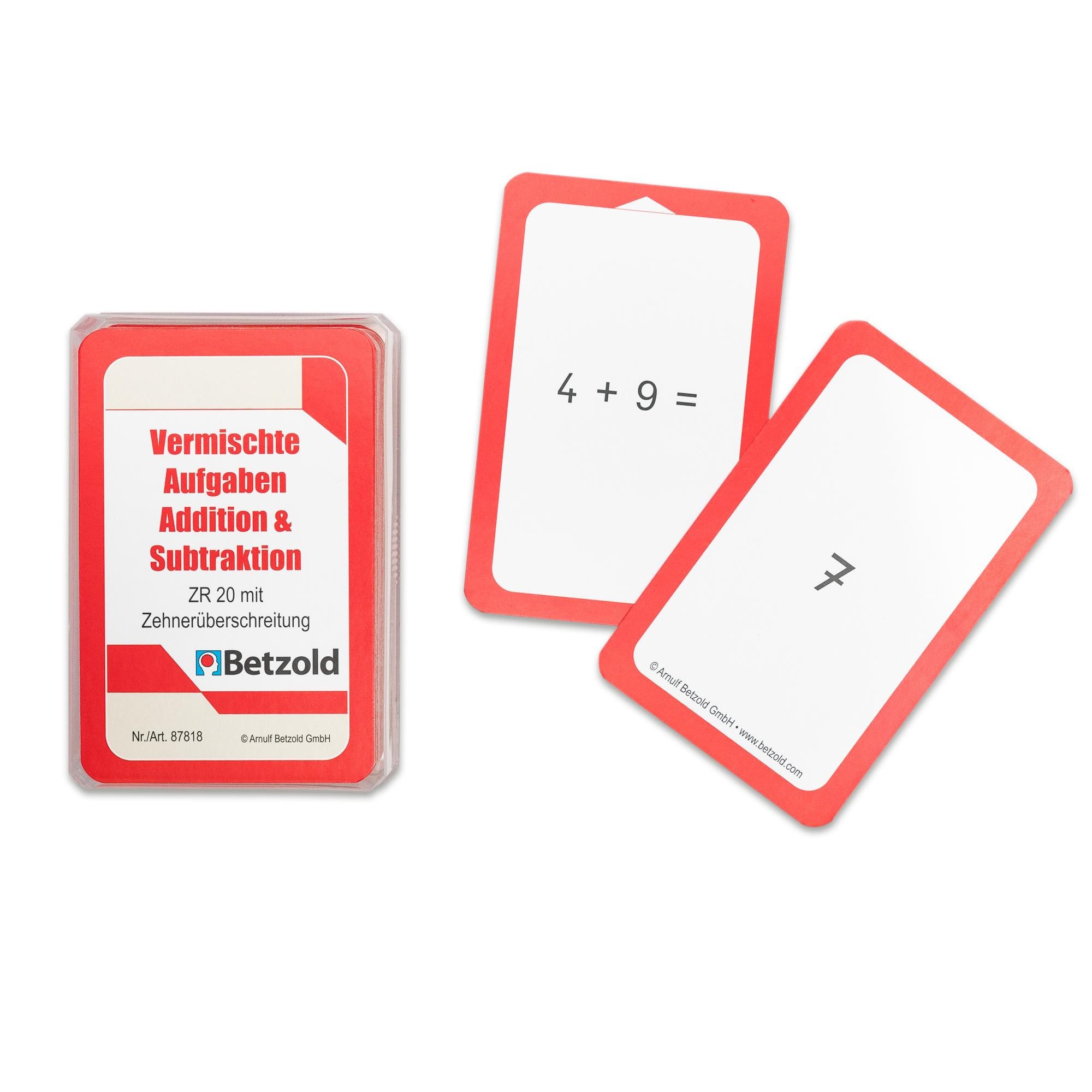 Betzold Lernspielzeug Einfaches Rechnen - Karten für den magischen Zylinder