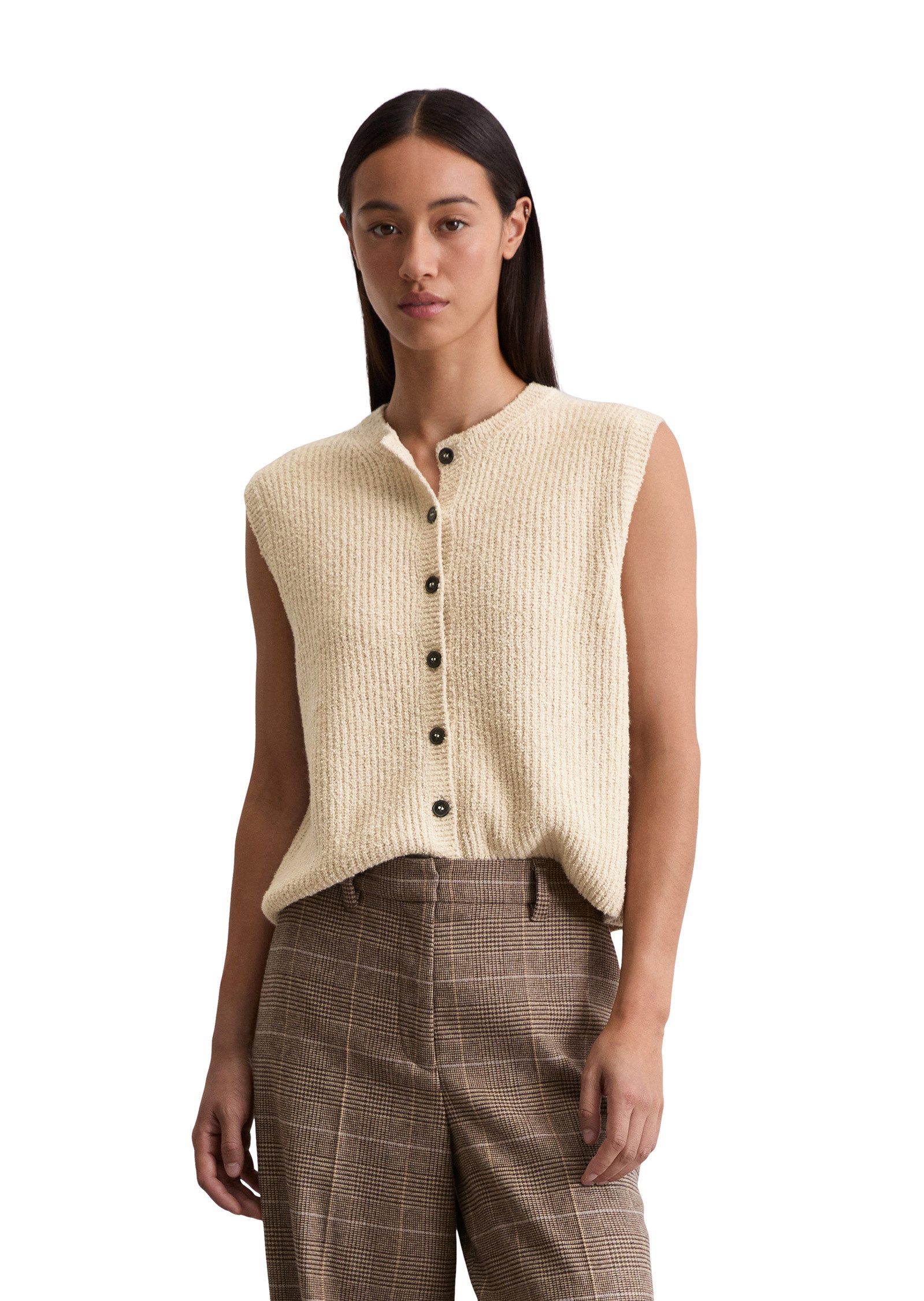 Marc O'Polo Strickweste aus Bouclé-Garn günstig online kaufen