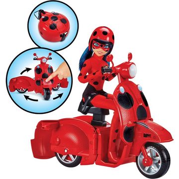 Playmates Toys Anziehpuppe Miraculous Scooter mit Ladybug Puppe