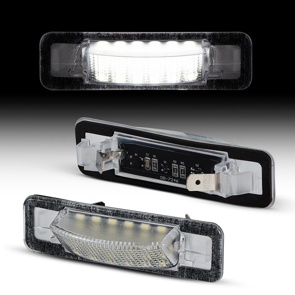 LLCTOOLS Rückleuchte LED Kennzeichenbeleuchtung für Mercedes CLK, C208  A208, BJ 1997-