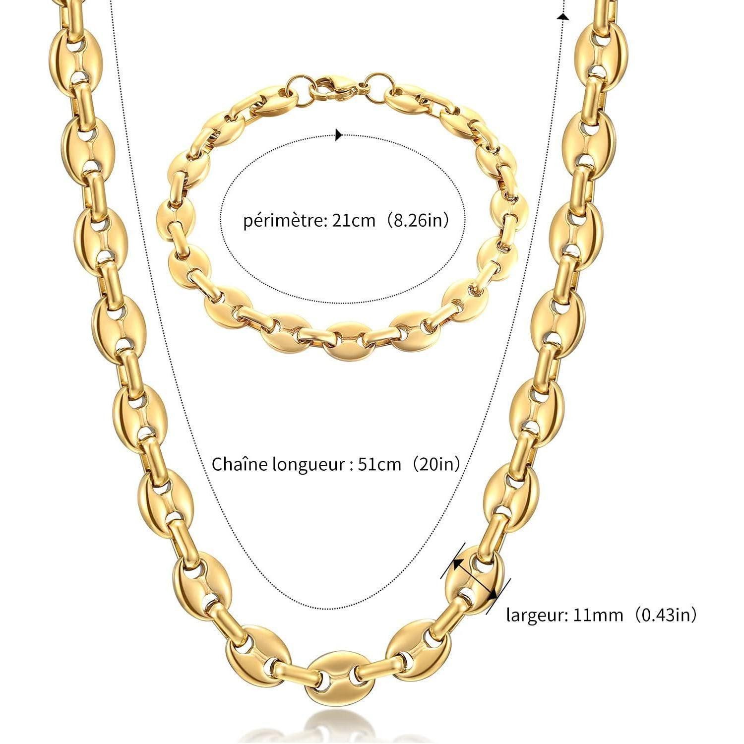 LuxusKollektion Ketten und Armband Set Halskette günstig online kaufen