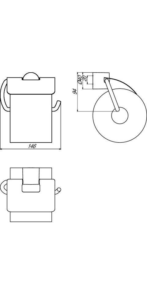 Toilettenpapierhalter
