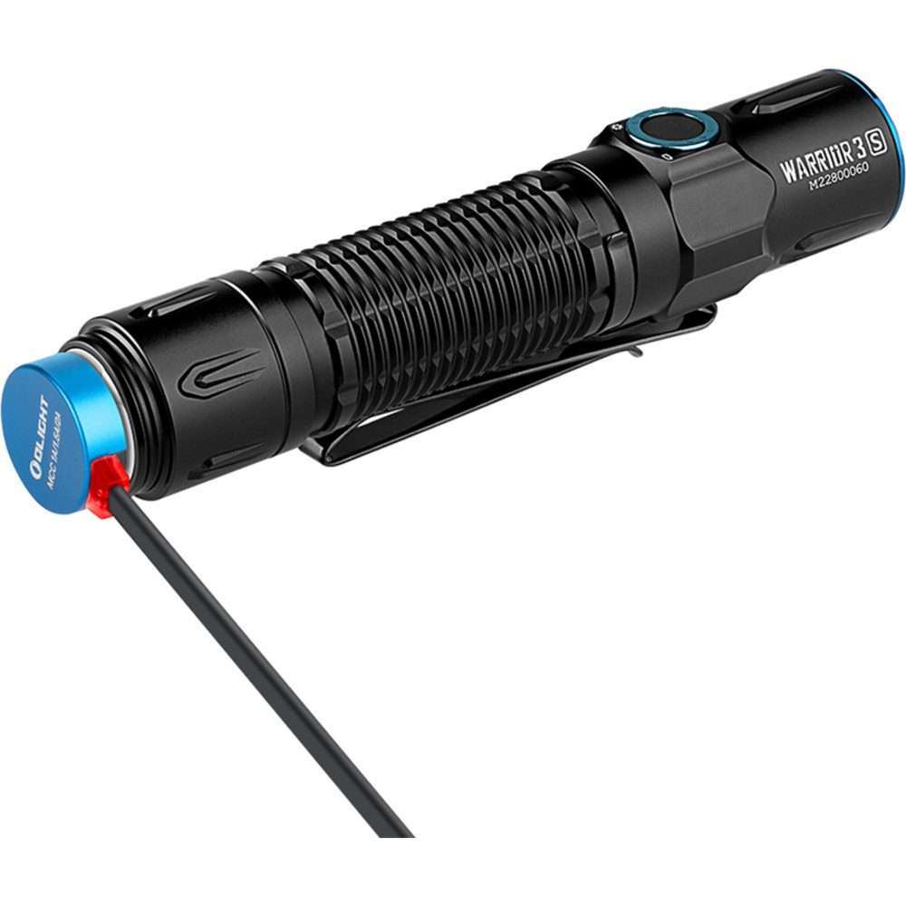 OLIGHT Taschenlampe OLight Warrior 3S LED Taschenlampe mit Holster, mit Gürtelclip akkubet