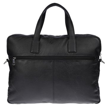 Christian Wippermann Businesstasche 15 Zoll Leder Laptoptasche Aktentasche Arbeitstasche Tasche Herren, Büro Messenger Bag
