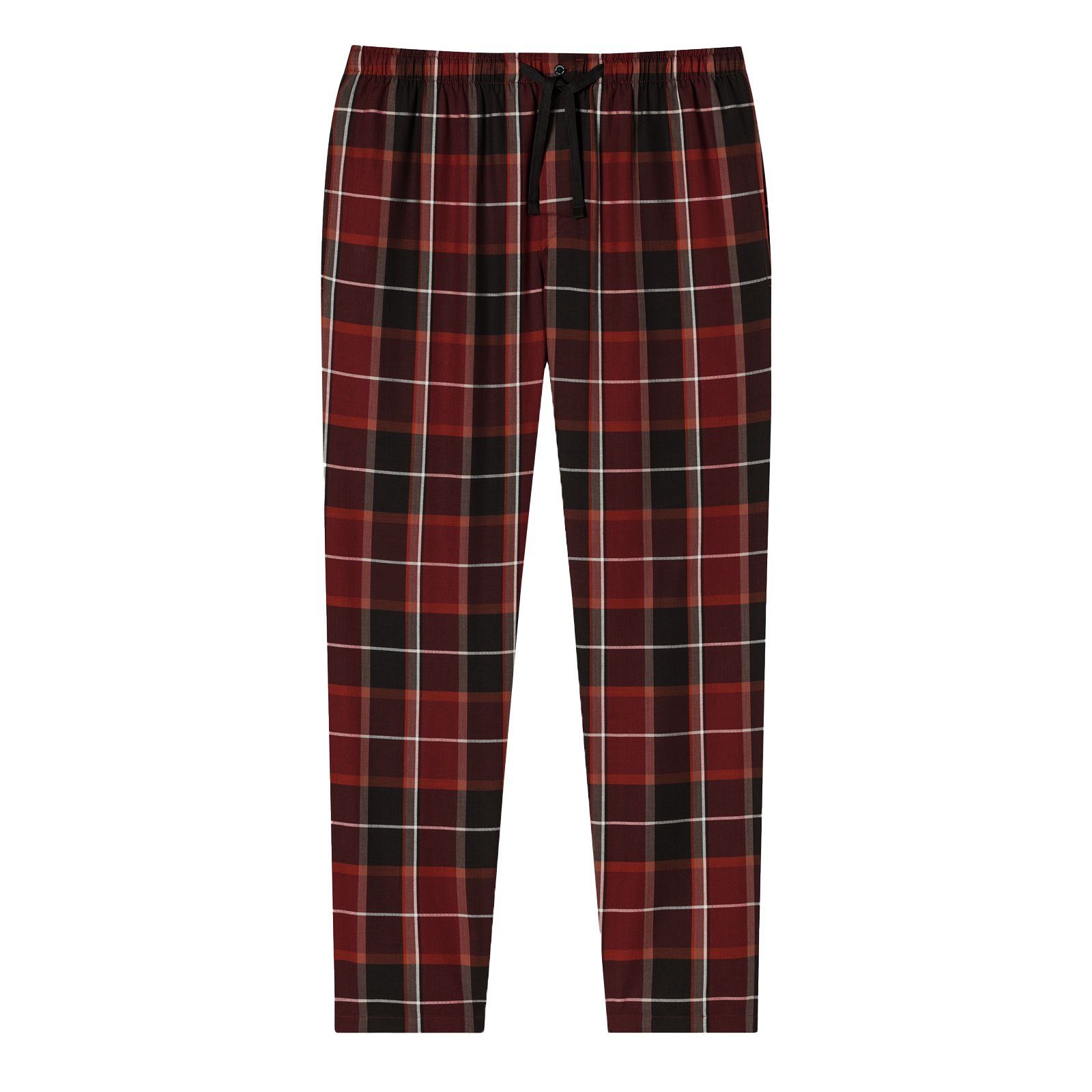 Schiesser Pyjamahose Schlafanzughose lang mit bequemen Bündchen