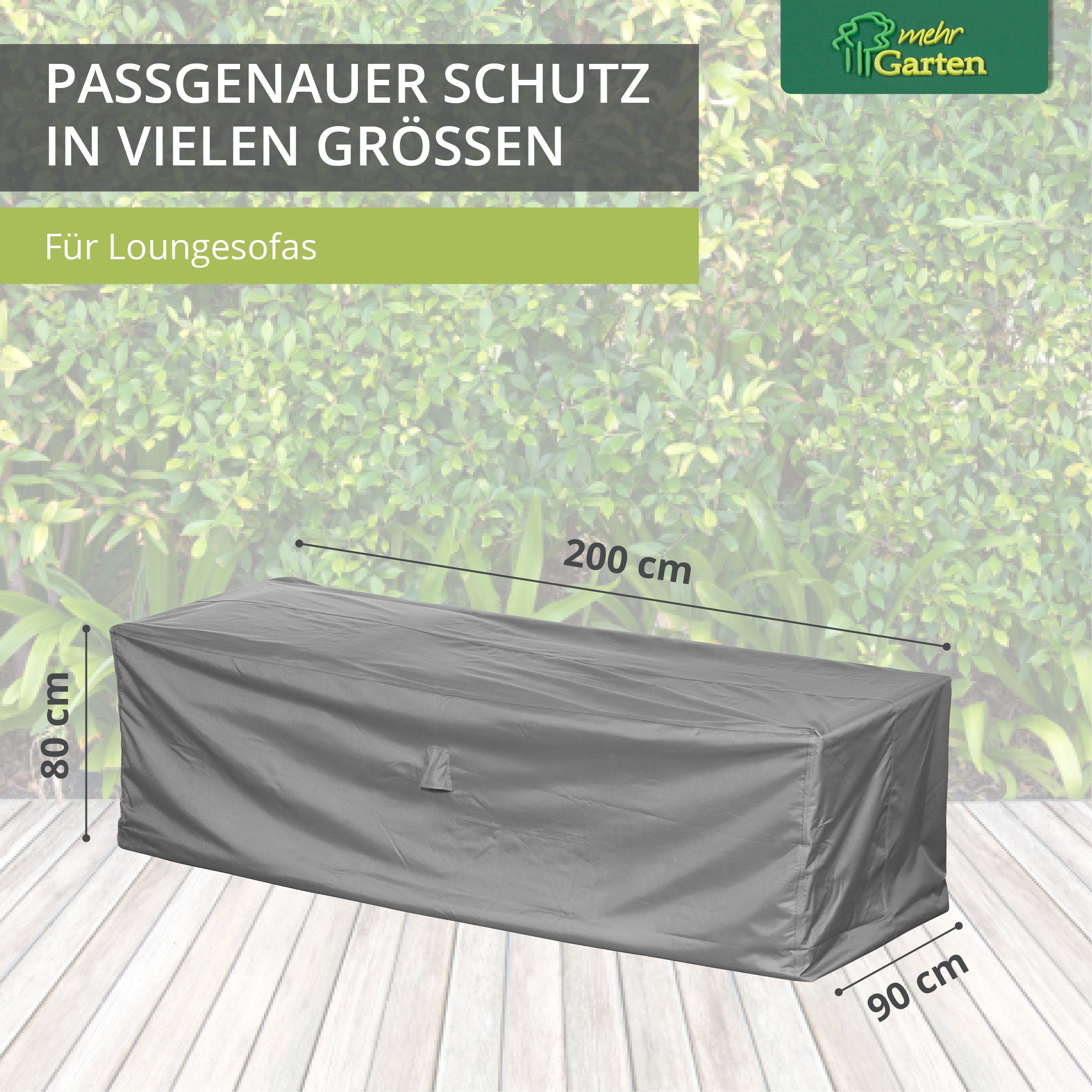 mehr Garten Gartenmöbel-Schutzhülle Premium, Premium Loungesofa-Abdeckung günstig online kaufen
