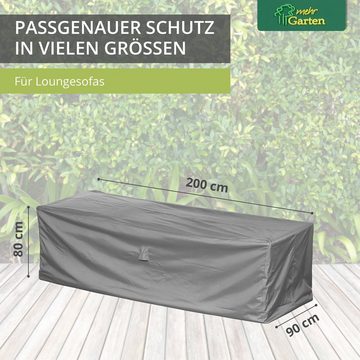 mehr Garten Gartenmöbel-Schutzhülle Premium, Premium Loungesofa-Abdeckung 2-3 Sitzer: 200(B)x90(T)x80(H) cm I Robus