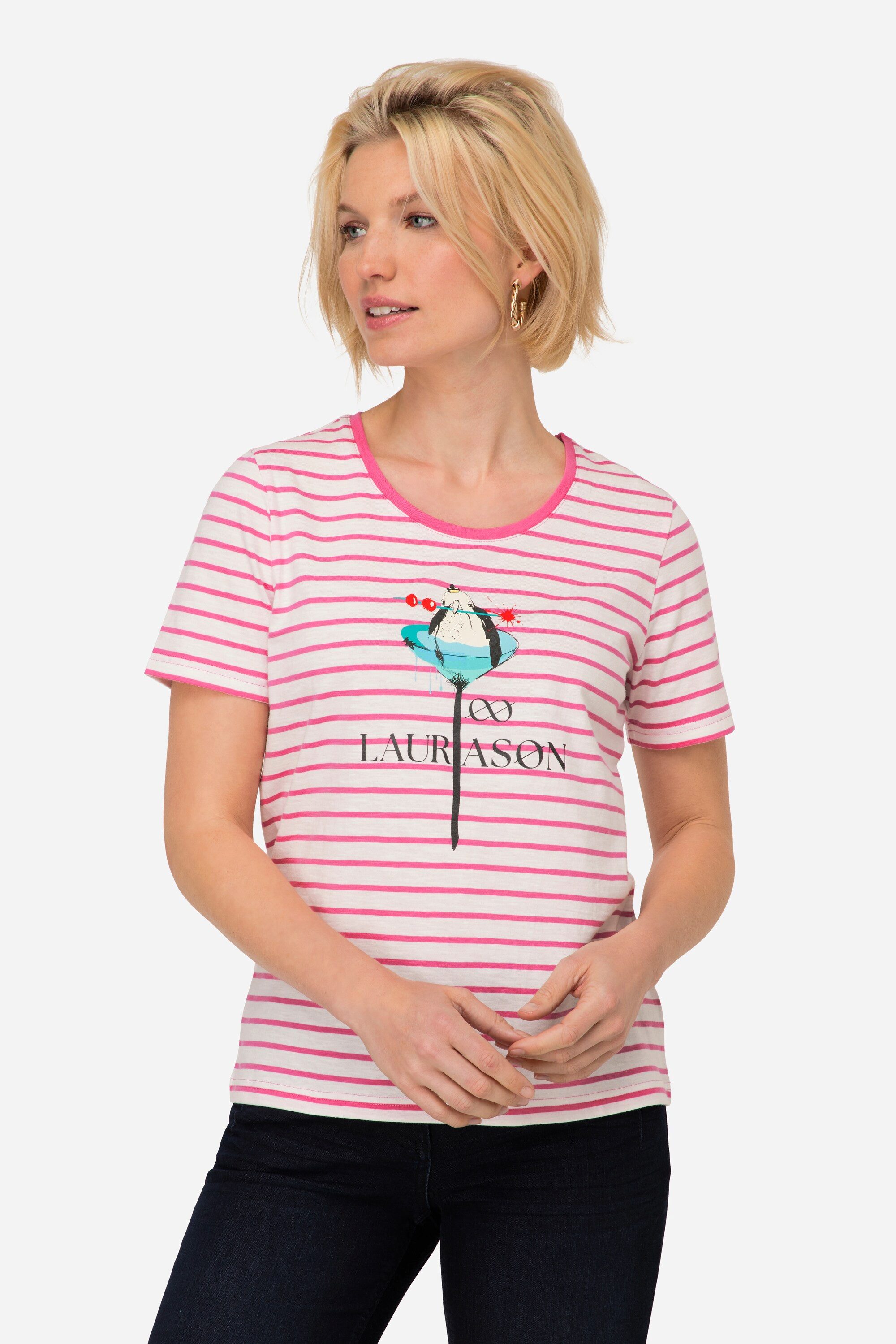 T-Shirt T-Shirt Möven Print Rundhals Halbarm
