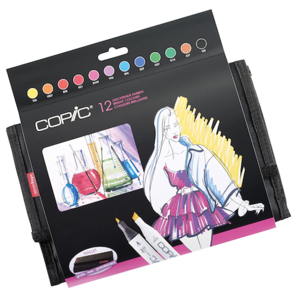 COPIC Marker Marker Architekturfarben - 12 Stück, (1-tlg)