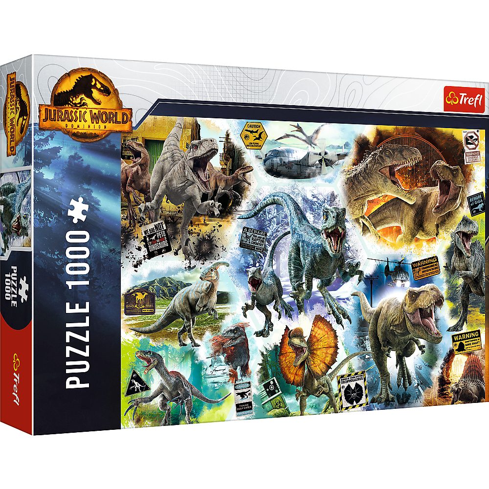 Trefl Puzzle Trefl 10727 Jurassic World Dinosaurier Puzzle, 1000 Puzzleteile