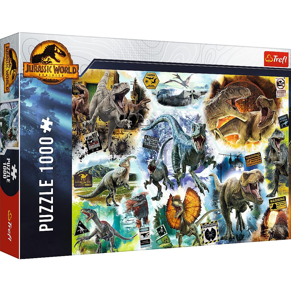 Trefl Puzzle Dinosaurier World 10727 Puzzleteile Puzzle, 1000 Trefl Jurassic