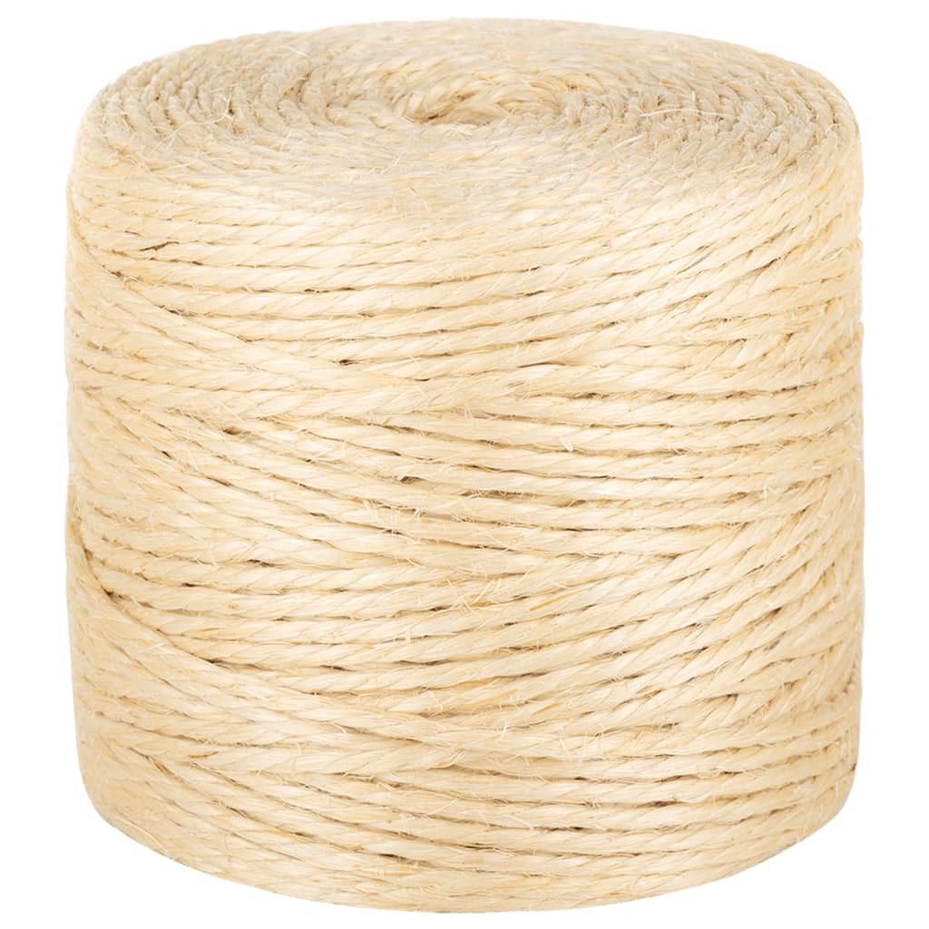 vidaXL Seil 100% Sisal 4 mm 250 m Seil (1-tlg)