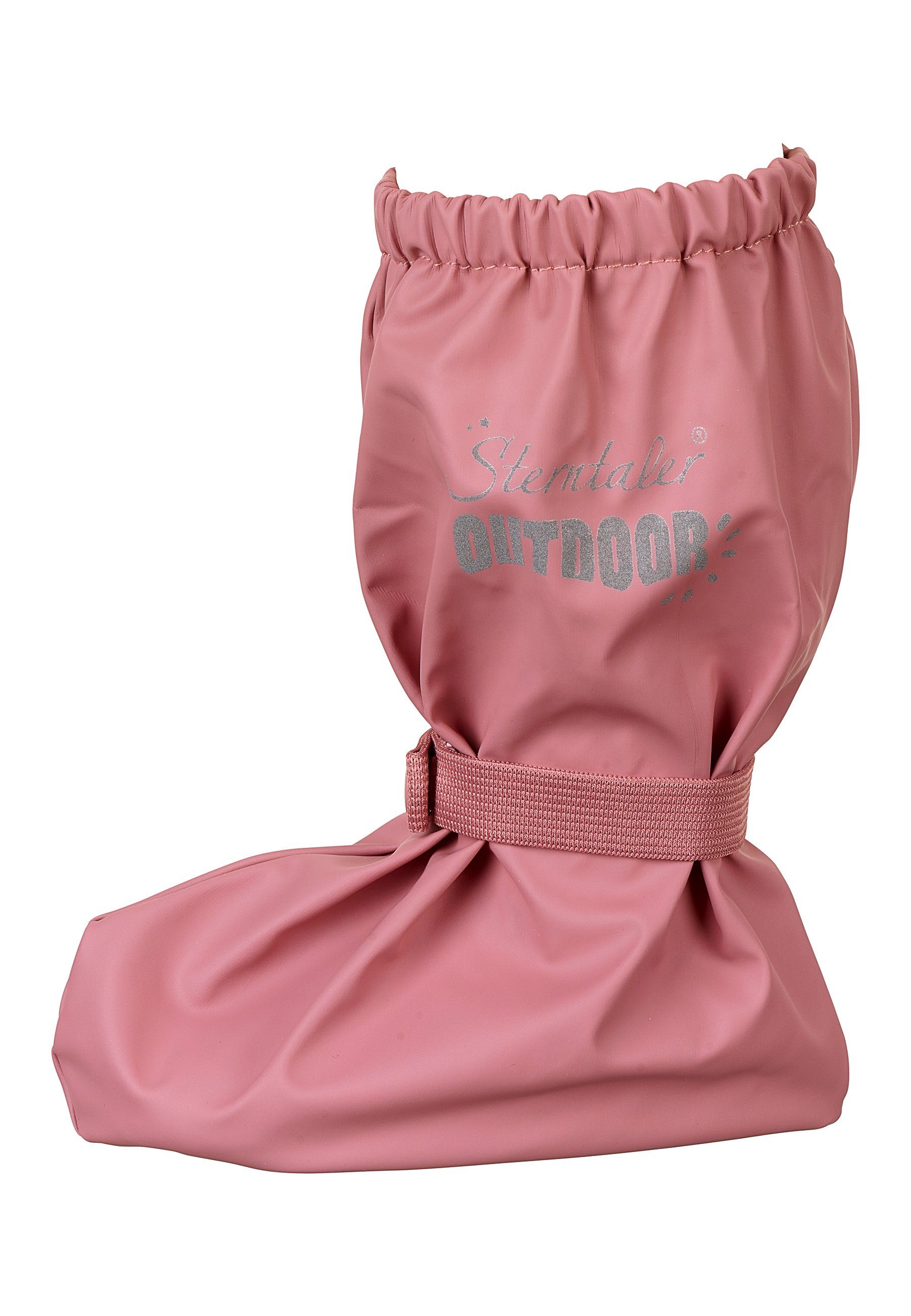 Sterntaler® Schuhüberzieher ungefüttert uni Gummistiefel (1-tlg) Regenüberschuh, Kinder Gummistiefel mit Druckknöpfen