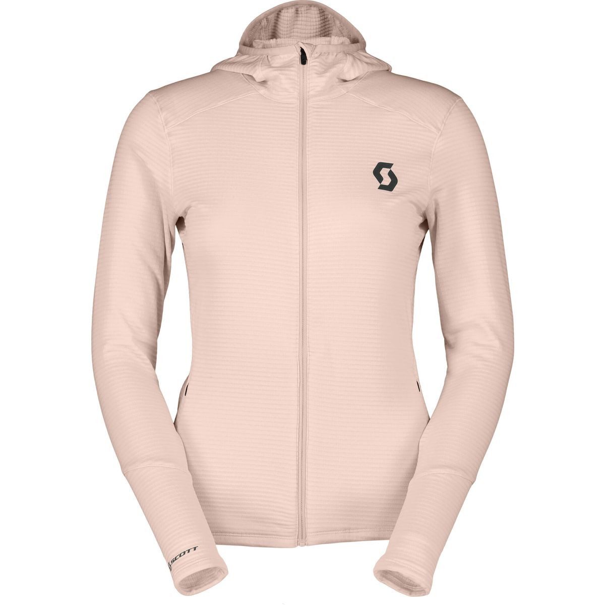 Scott Sweatshirt Hoody W's Defined Light Leichter, dehnbarer Hoody mit Kapuze und Reißverschlusstaschen für