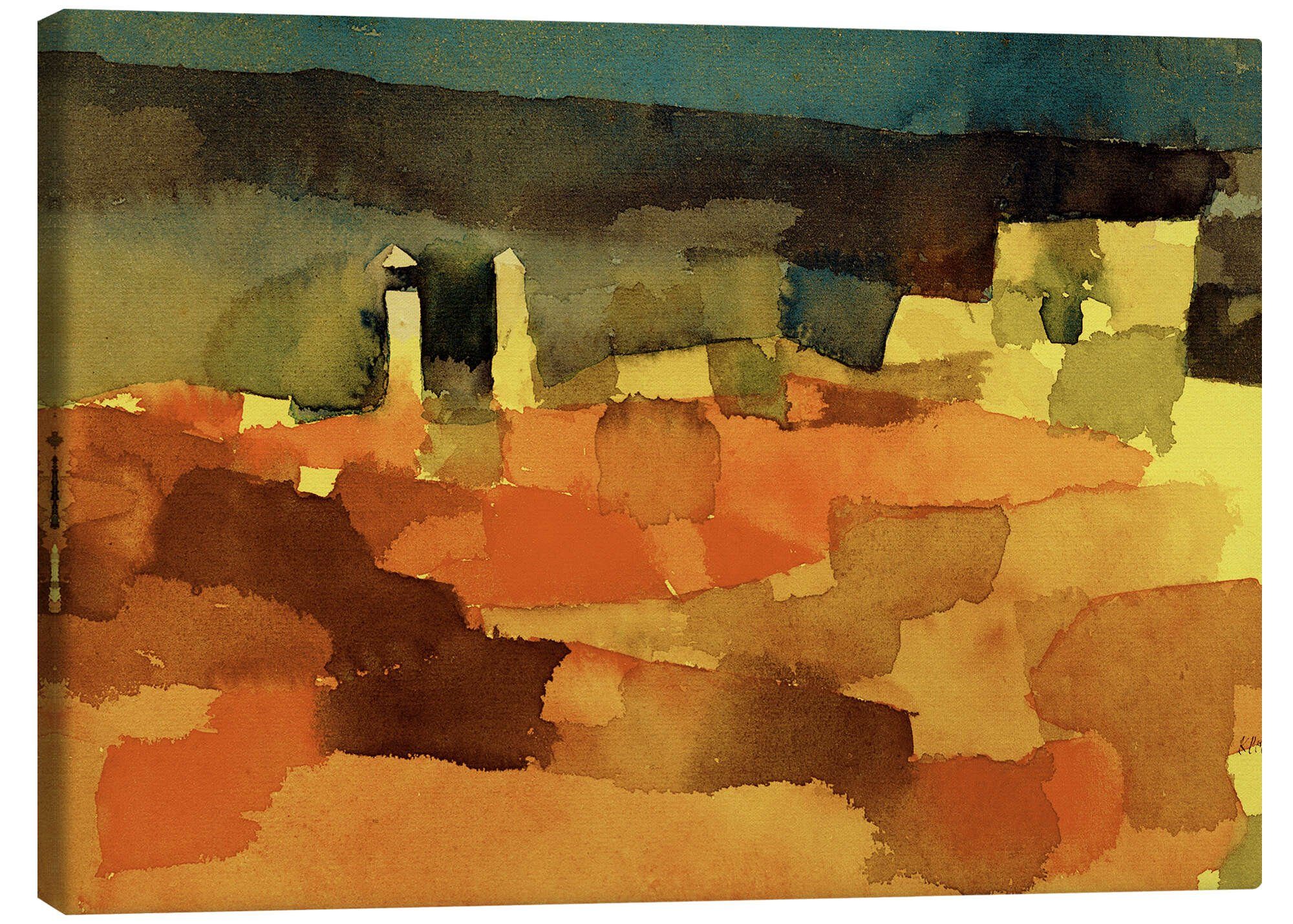 Posterlounge Wandbild Skizze von Sidi Bou Said, Paul Klee, erhältlich als Poster, Leinwandbild, Wandsticker oder Acrylglasbild