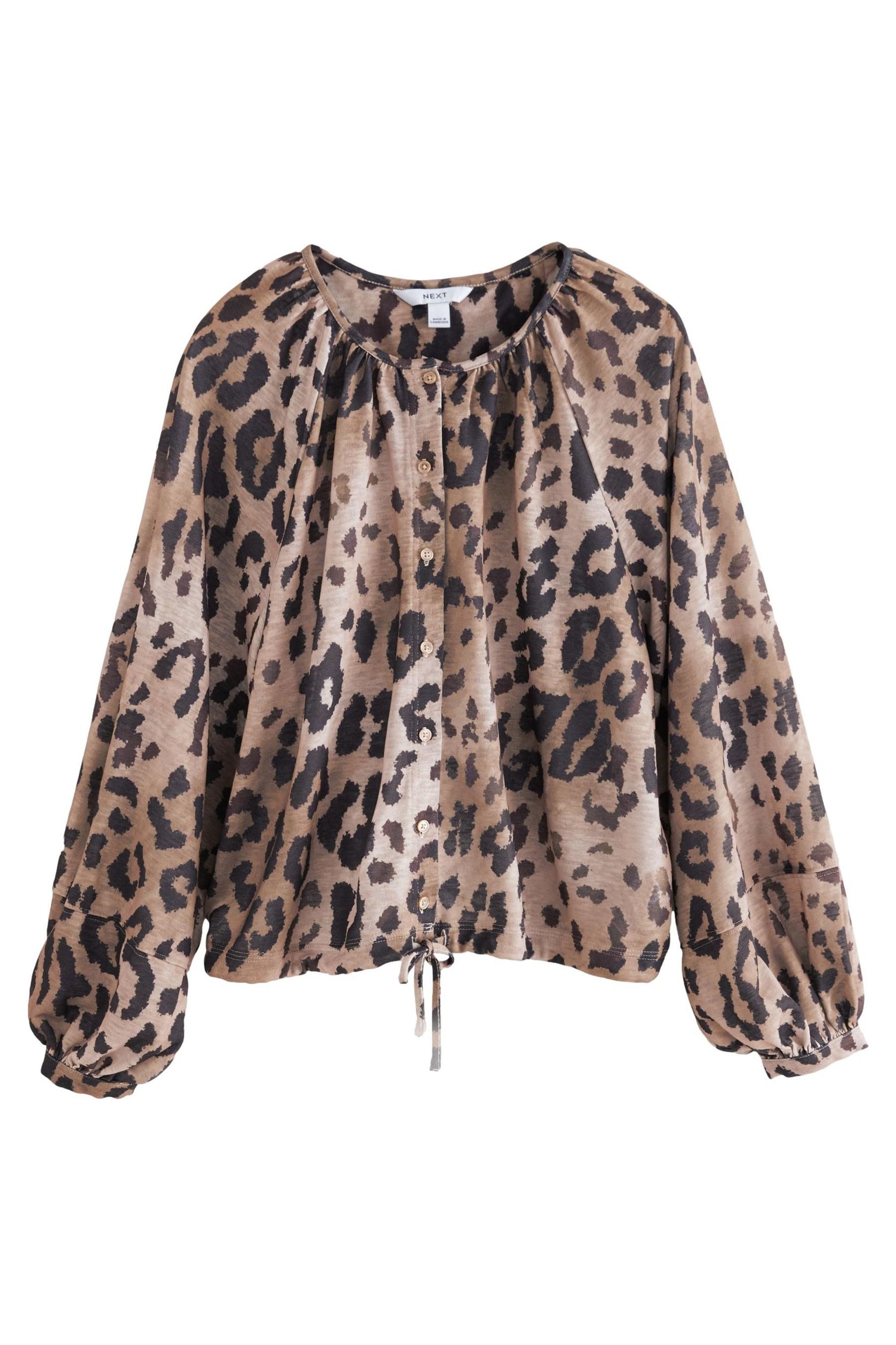 Next Langarmbluse Langärmelige Boho-Bluse mit Kordel (1-tlg) günstig online kaufen