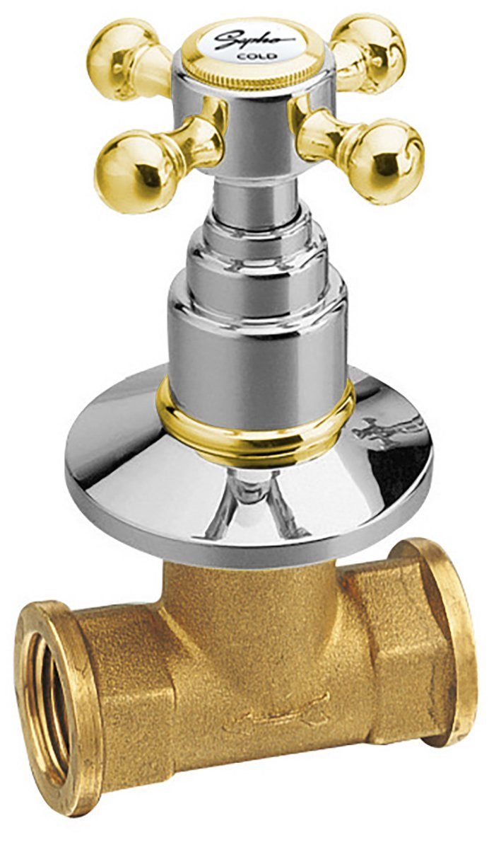 Sapho Umsteller ANTEA Unterputzventil, Kalt, Chrom/Gold, Sapho-3052C