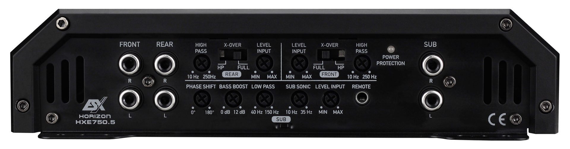 ESX HXE750.5 5 Kanal Verstärker Endstufe mit 750 Watt RMS Endverstärker (Anzahl Kanäle: 5)