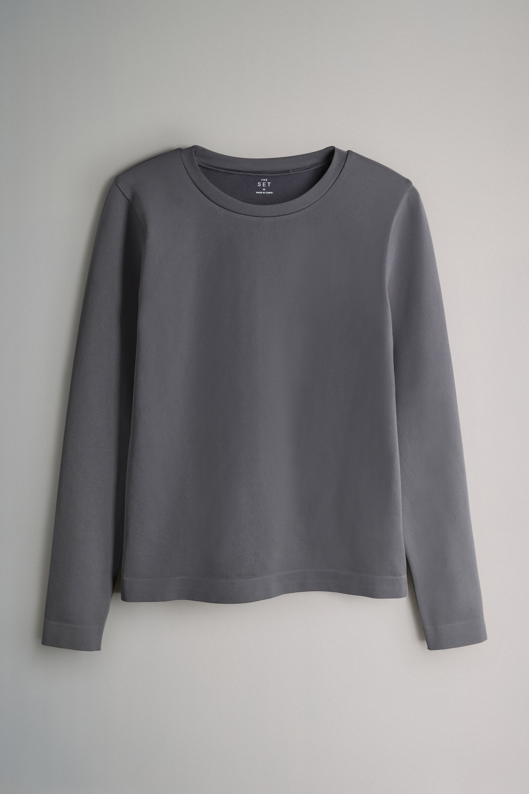 The Set Langarmshirt The Set Glättende Active Langarmshirts, 3er-Pack (3-tlg)