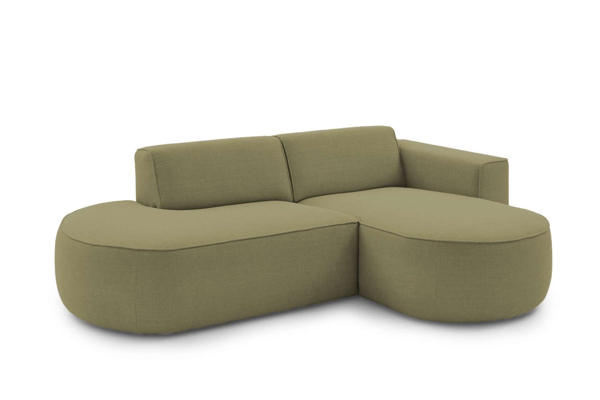 khaki Design Sofas, kompaktes Tisso, Ecksofa ansprechendes modernes, andas