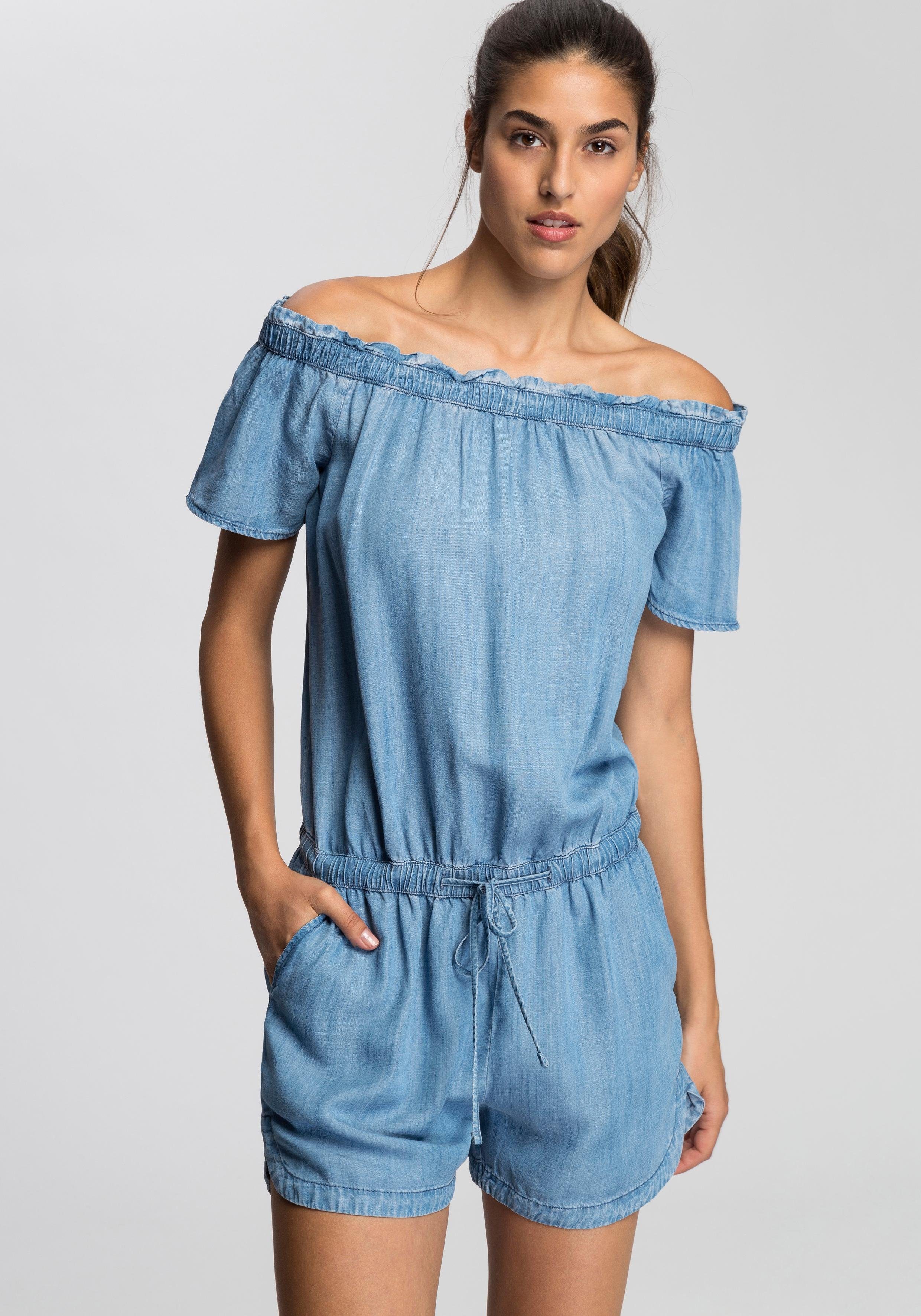 edc by Esprit Jumpsuit mit Carmenausschnitt kaufen OTTO