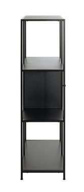 HAKU Regal HAKU Möbel Regal (BHT 80x37x134 cm) BHT 80x37x134 cm schwarz