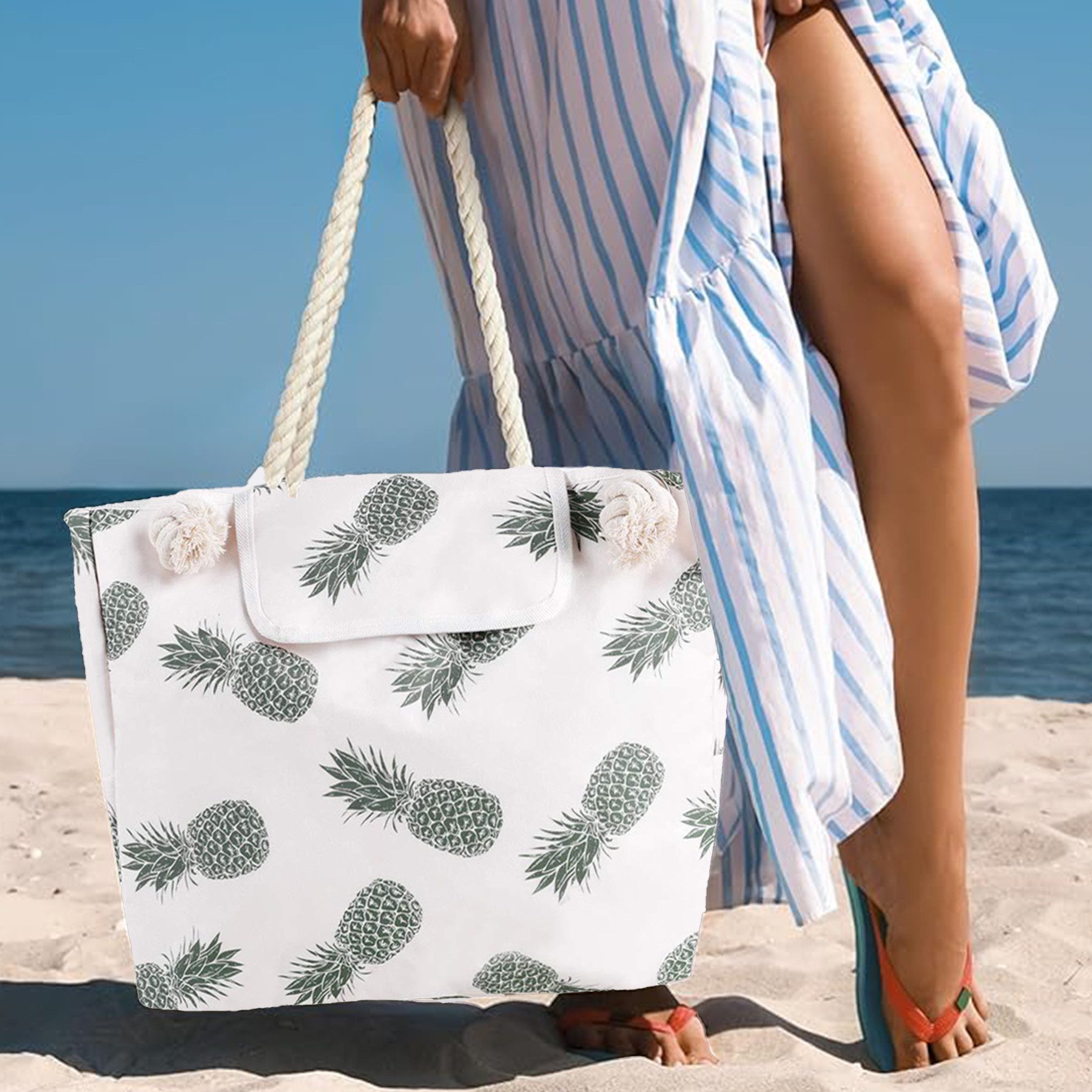 Mutig Strandtasche Große Strandtasche, Umhängetasche Schwimmbadtasche (Bade günstig online kaufen