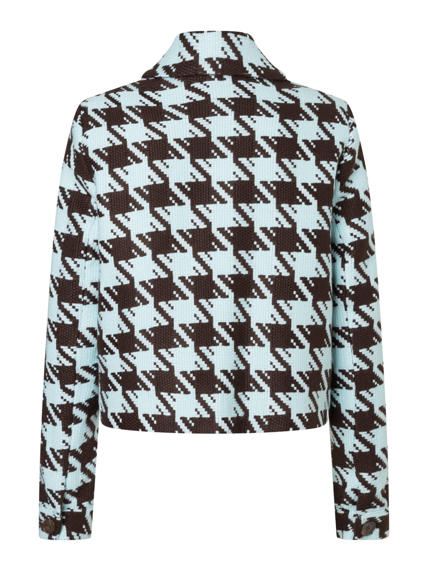 MORE&MORE Blouson kurze, weite, karierte Jacke