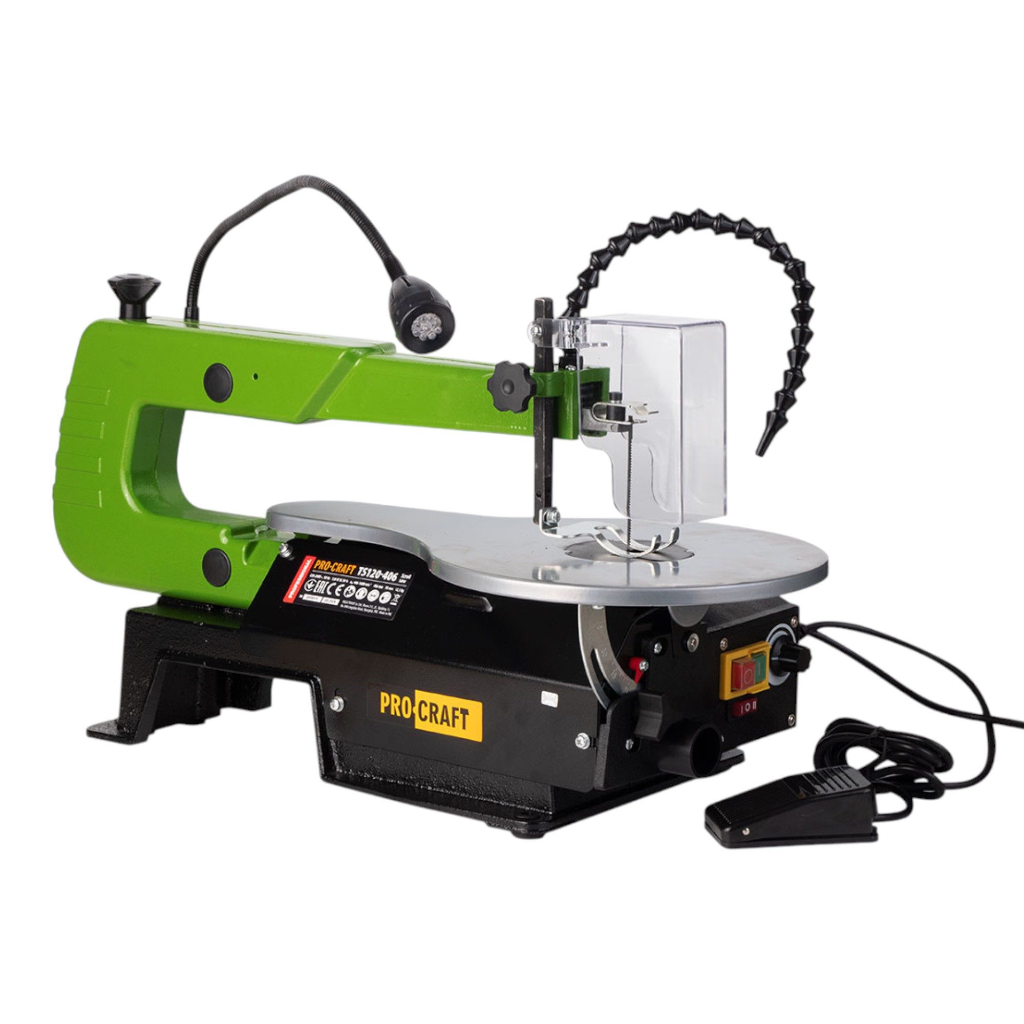 PRO CRAFT Dekupiersäge Procraft TS120-406 Dekupiersäge 120 Watt 50 mm