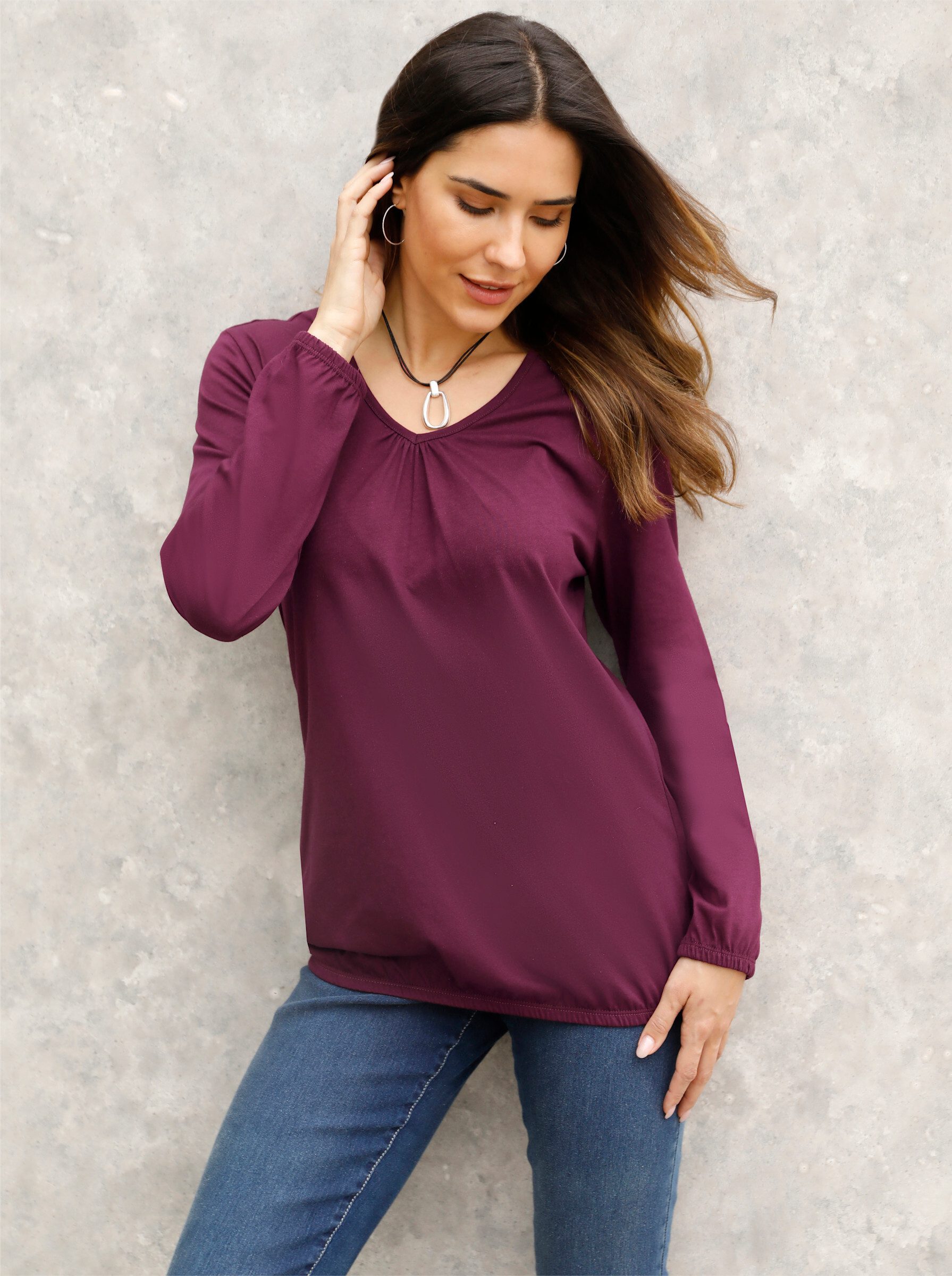 Sieh an! T-Shirt Langarm-Shirt Langarm – Bild 3 von 4