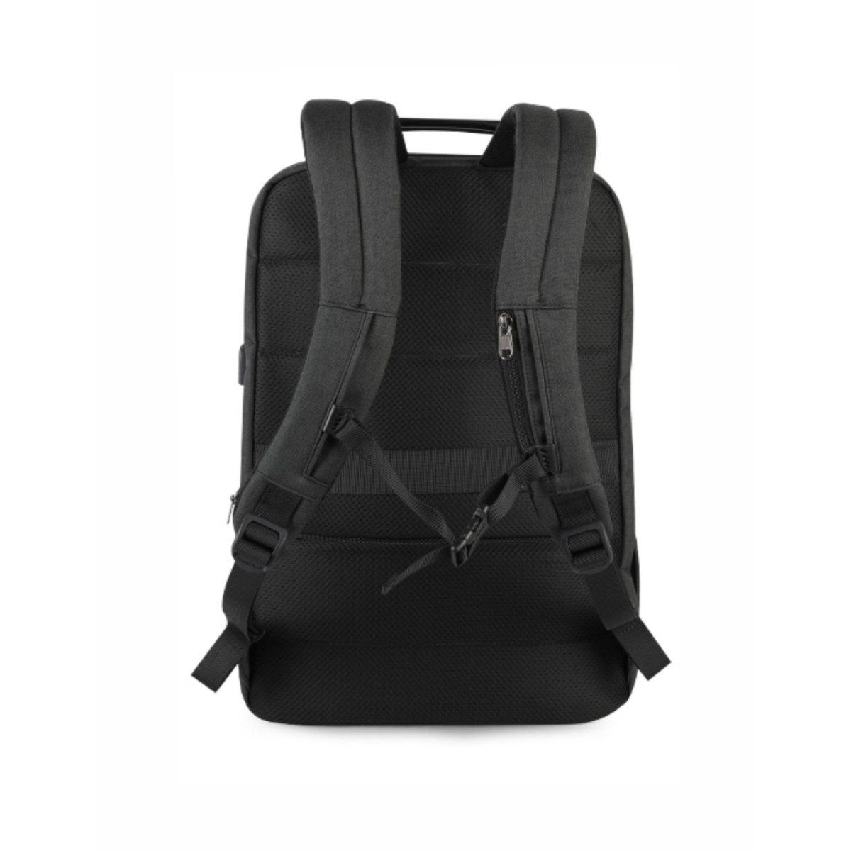 SWISSTEN Notebook-Rucksack, Laptoprucksack mit USB Ladeanschluss und Sicherheitsfach
