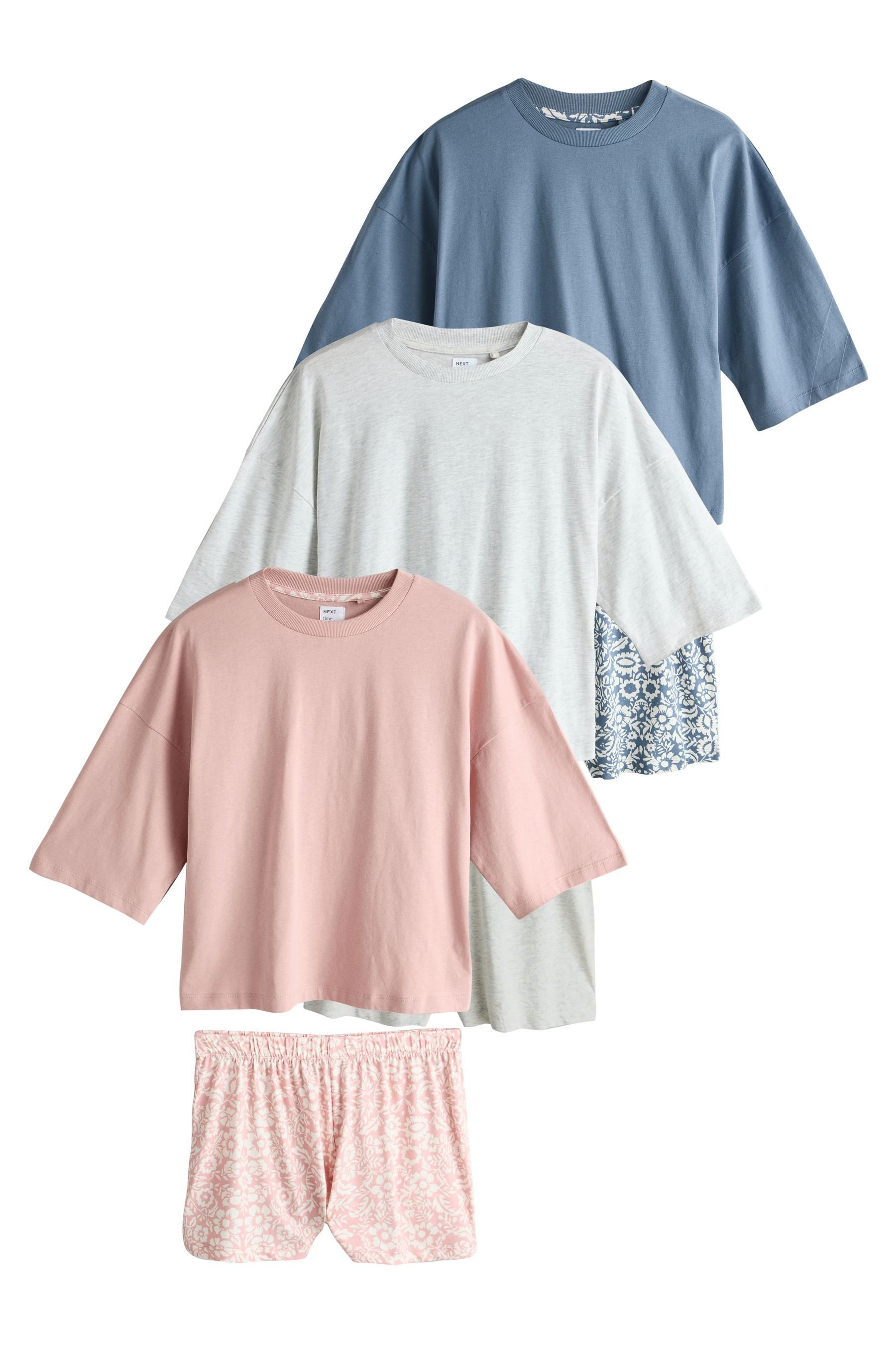 Pyjama Kurzer Schlafanzug im 3er-Pack