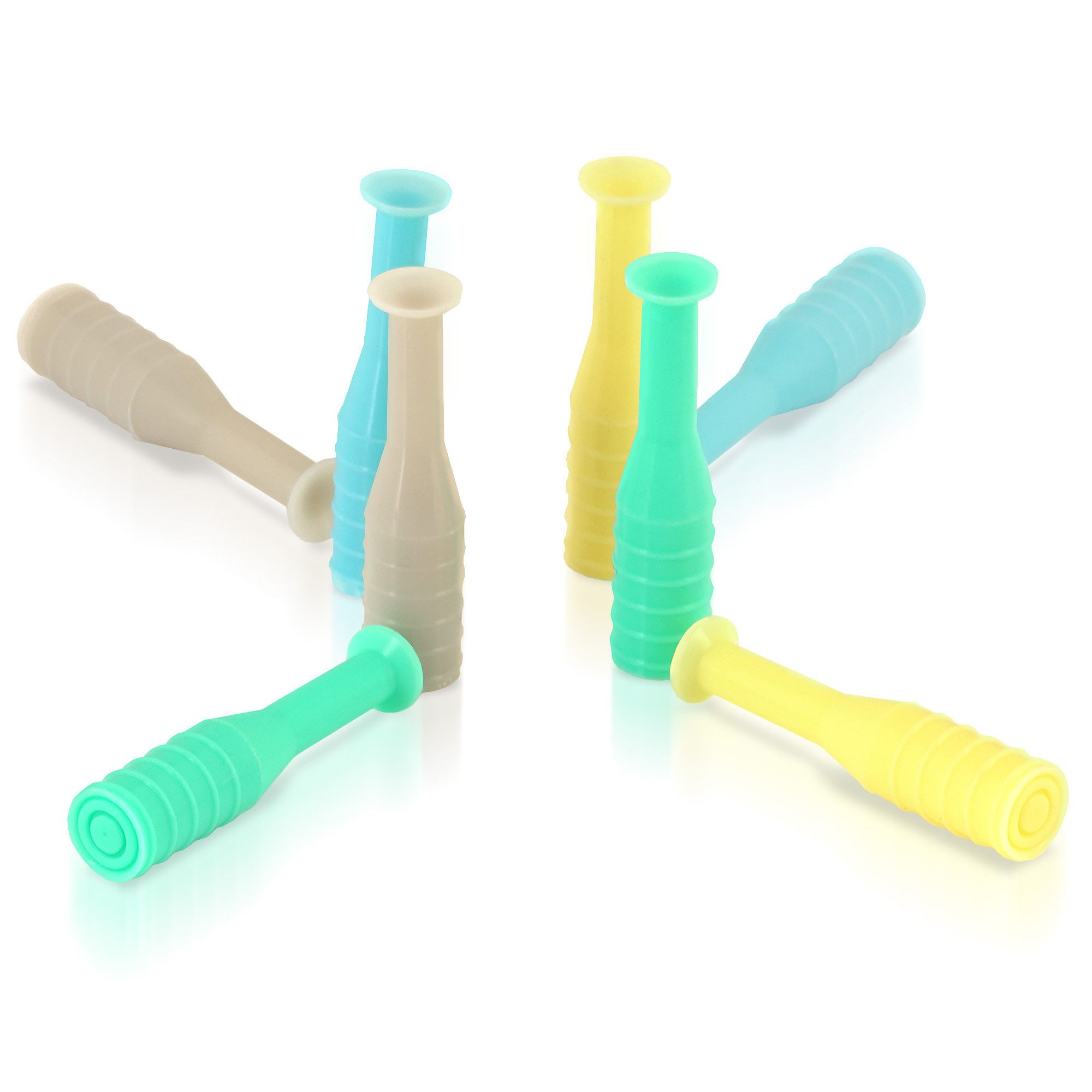 JB White Kontaktlinsenbehälter 8x Kontaktlinsensauger für harte Linsen, Kontaktlinsen Prömpel, Sauger für harte Linsen, Jahreslinsen und Ortho-K-Kontaktlinsen - Vort