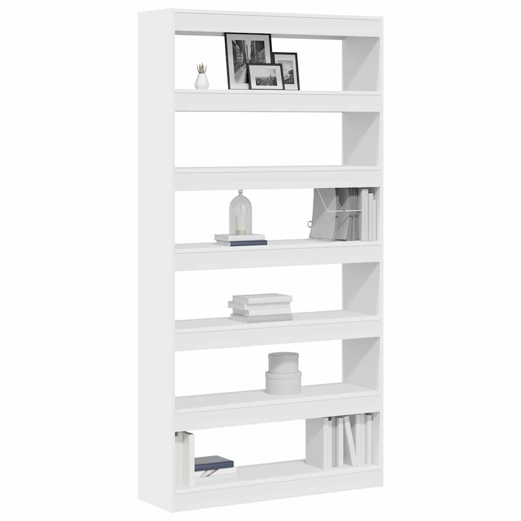 vidaXL Bücherregal Bücherregal Weiß Holzwerkstoff günstig online kaufen