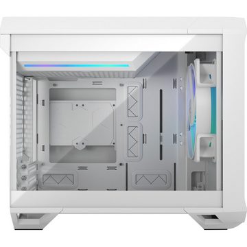 Fractal Design PC-Gehäuse Torrent Nano RGB White TG Light Tint
