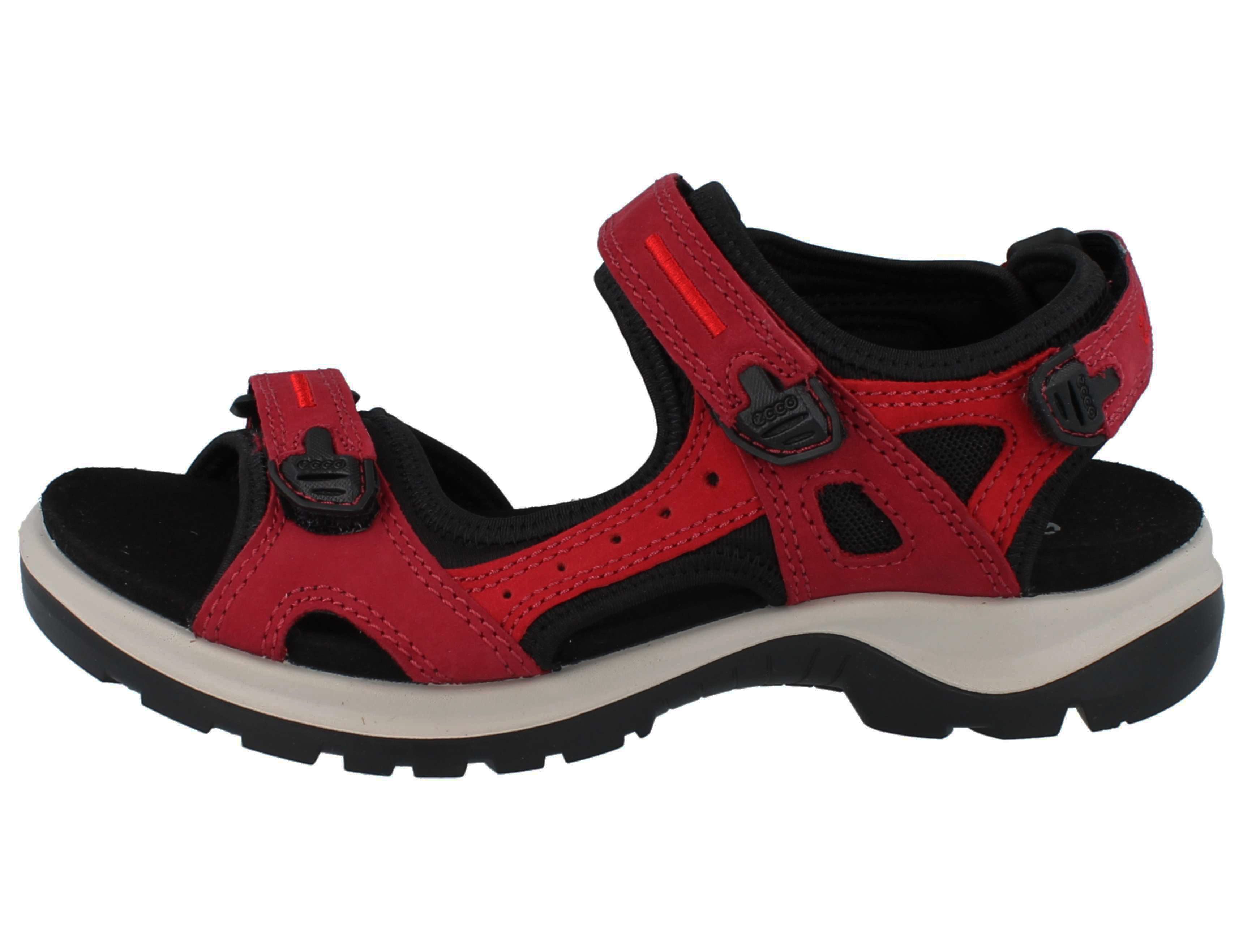 Ecco ECCO Yucatan Damen Sandale rot Nubukleder - Größe: 38 Sandale – Bild 2 von 5