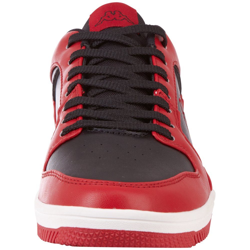 Kappa Sneaker - red-black in Retro angesagtem Basketball Look