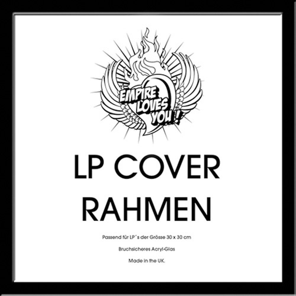 Bilderrahmen LP Plattencover Rahmen - Wechselrahmen - schwarz - innen 31,5x günstig online kaufen