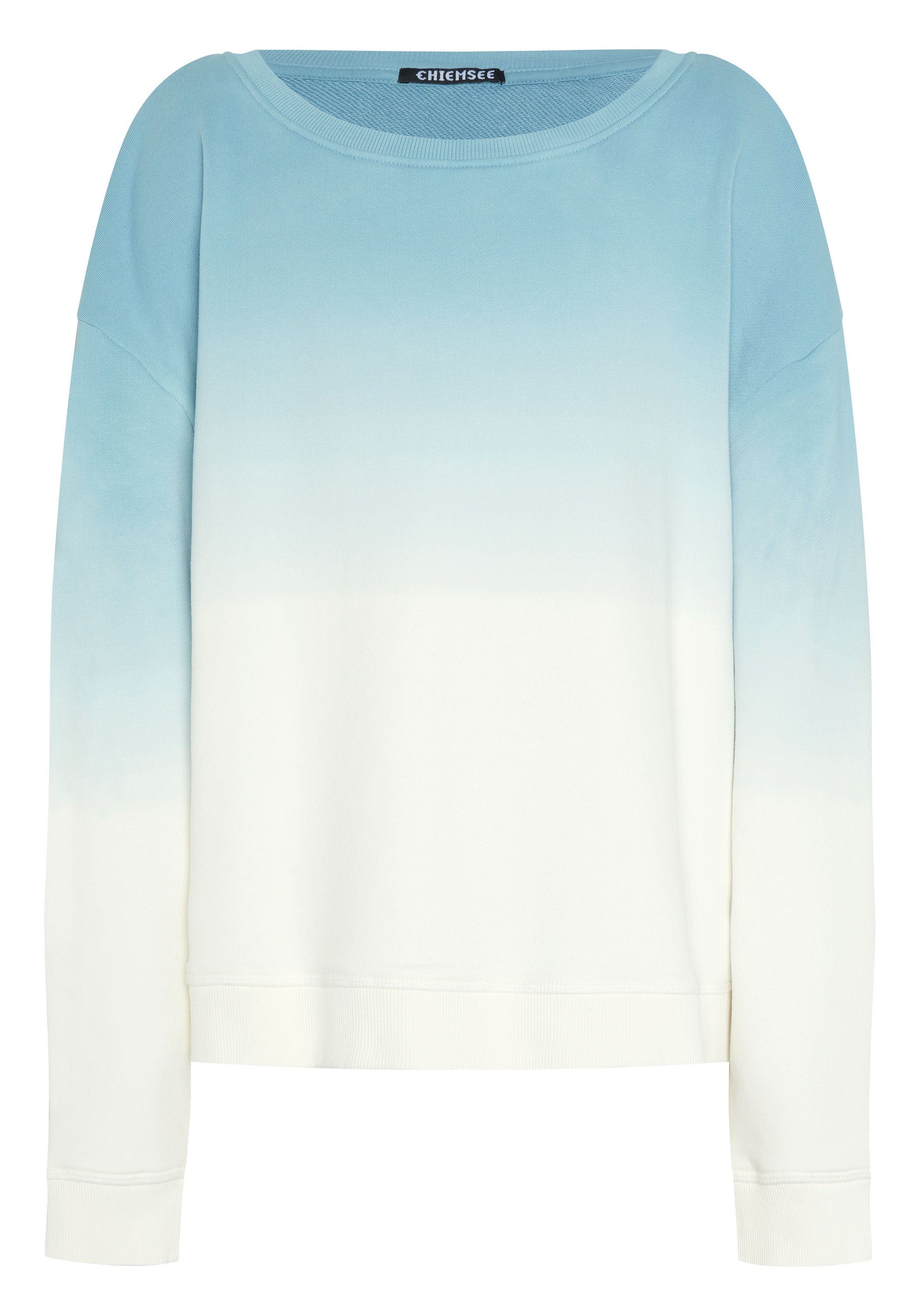 Chiemsee Sweatshirt Sweater mit Print und Farbverlauf 1 4510 Medium Blue/White