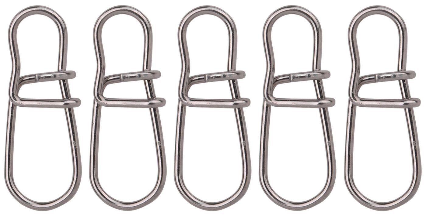 Gamakatsu Schnurverbinder Gamakatsu Hyper Quick Round Snap - 5 Angelwirbel, (5-St)