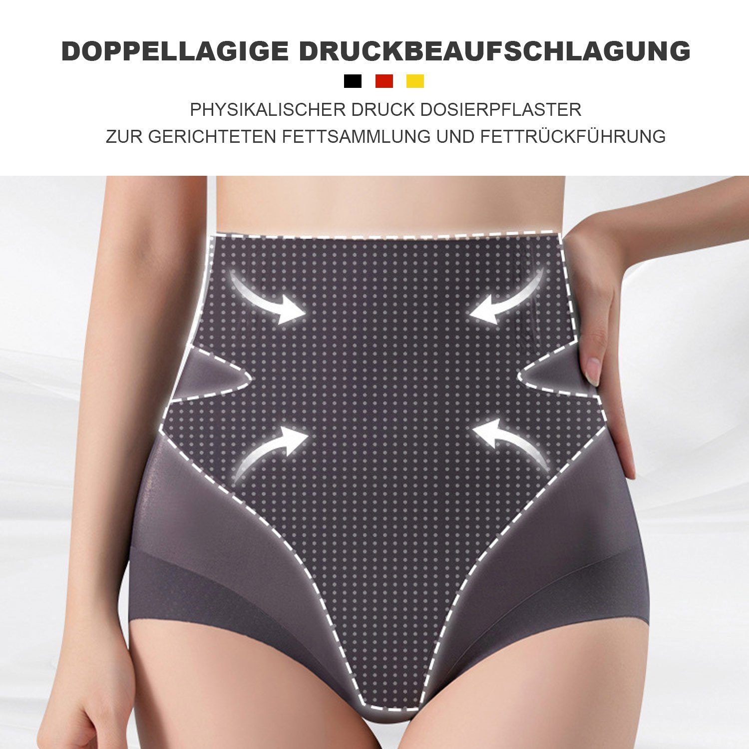 Shaping-Body Shapewear MAGICSHE Damen Unterwäsche Shapingpants grau