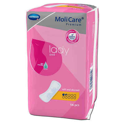 Molicare Saugeinlage MoliCare® Premium lady pad 1,5 Tropfen, für Diskreten Schutz