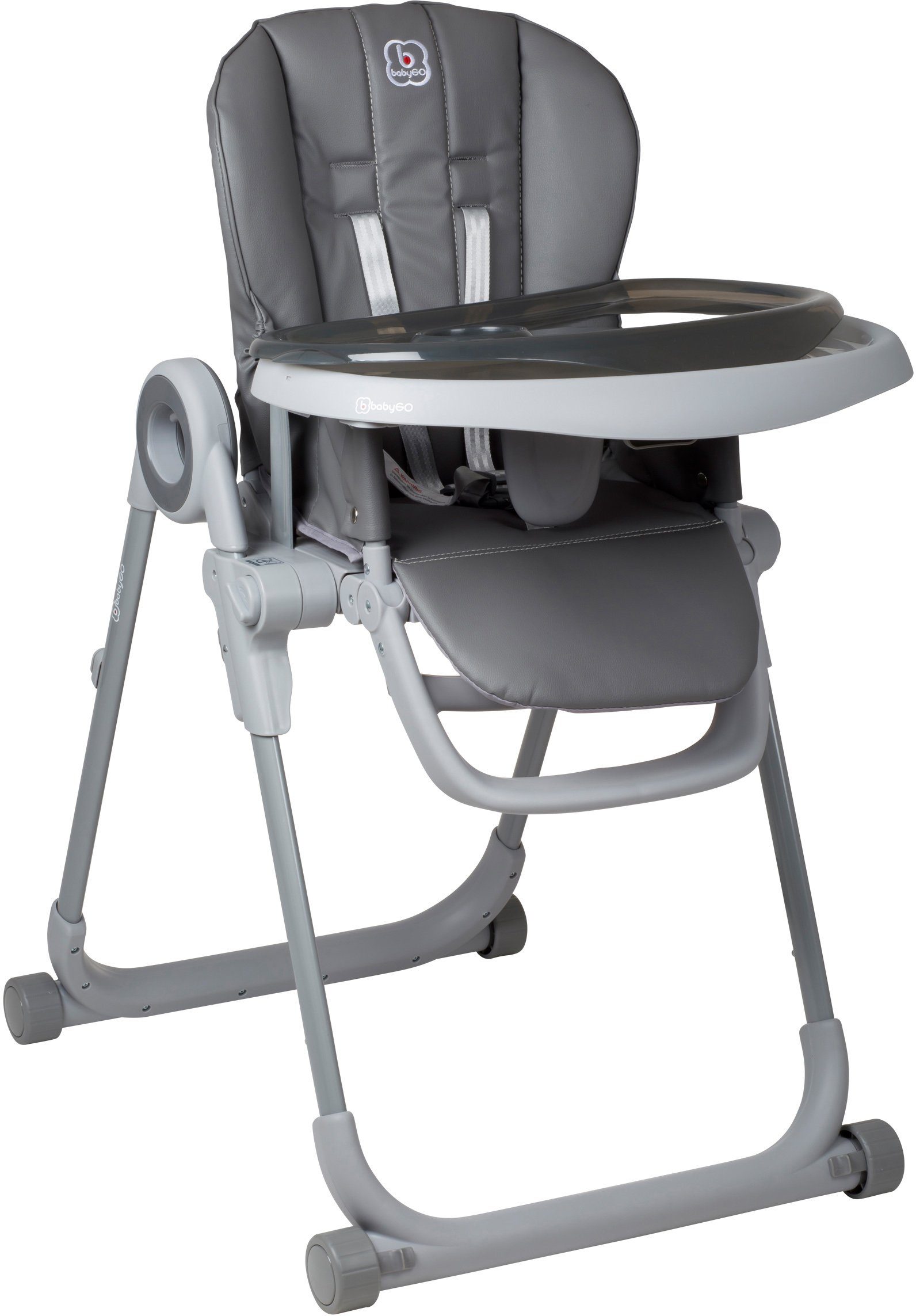 BabyGo Hochstuhl Divan, grau, platzsparend zusammenklappbar günstig online kaufen
